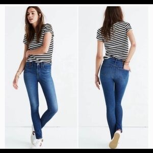 Madewell 9" High-Rise Skinny Medium Wash Jeans Size 25